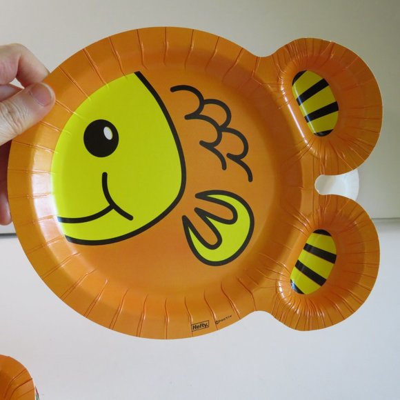 GOLDFISH ZOO PALS Hefty paper plate (1 item) - Picture 2 of 4